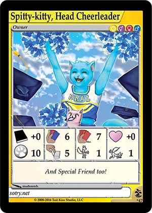 Furoticon - Spitty-kitty, Head Cheerleader